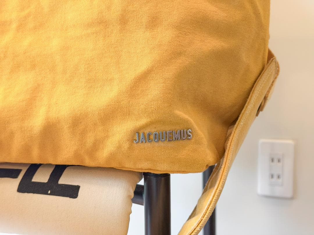 JACQUEMUS イエロー ボストンバッグ 大容量
