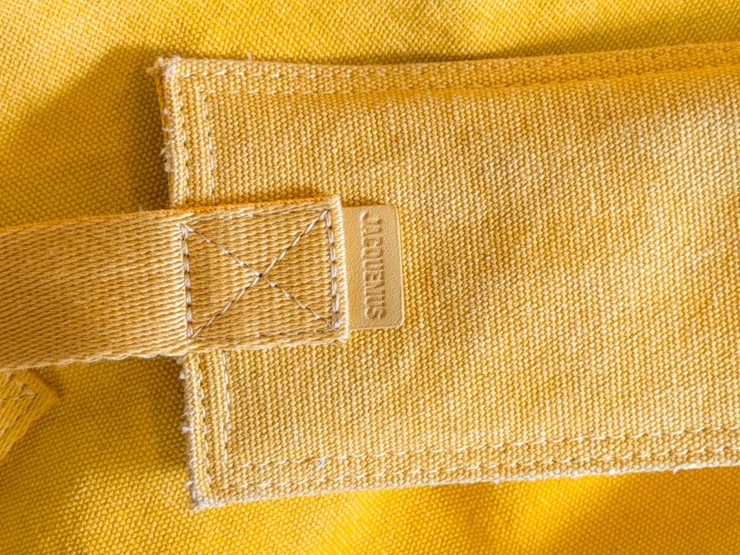 JACQUEMUS イエロー ボストンバッグ 大容量