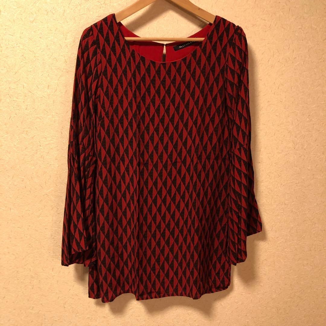 MANAOLA 2点セット⭐︎ブルーグレーオフショルトップスと赤のミニワンピ。