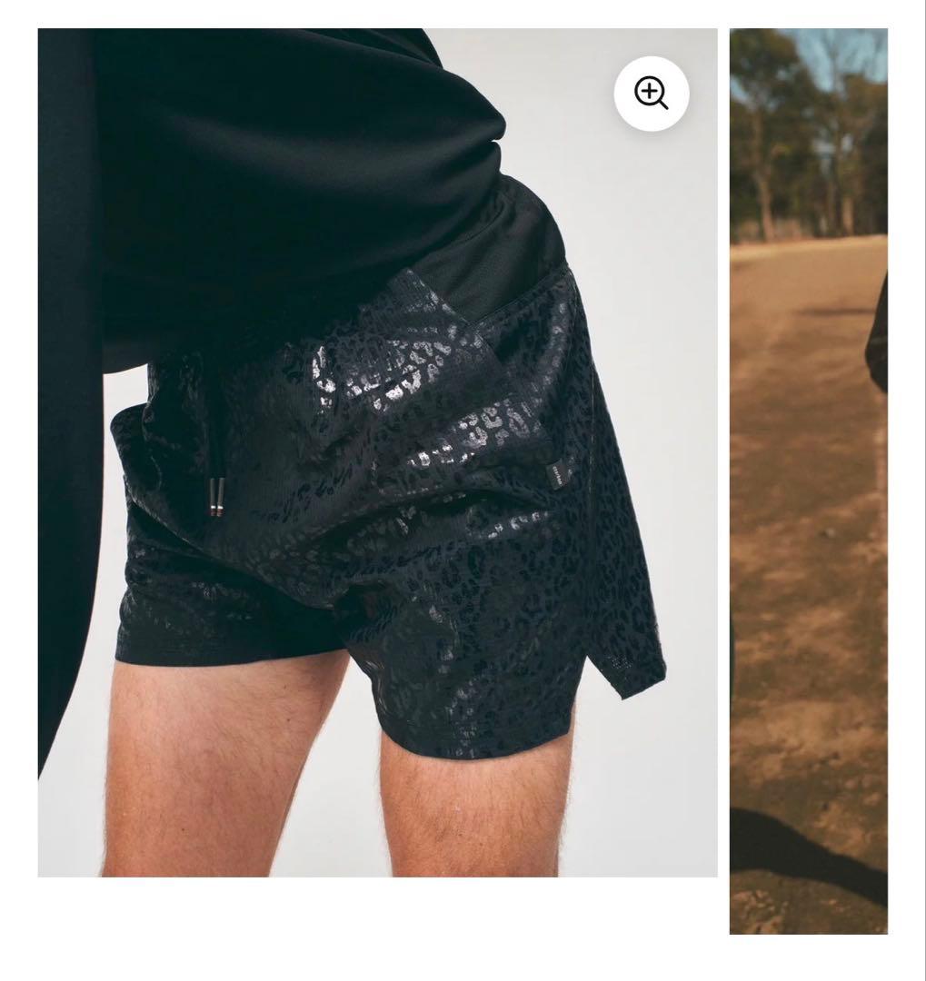 ウォーキング・ランニングウェア Charbon PANTHER 7 POCKETS SHORTS black