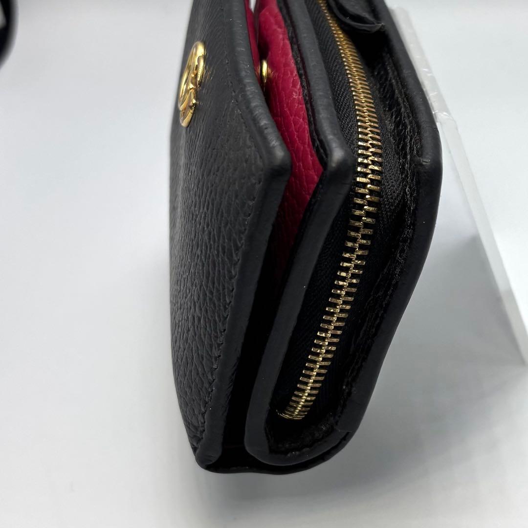 かえちゃん 　　　　　　　　　GUCCI グッチ GGロゴ 二つ折り財布