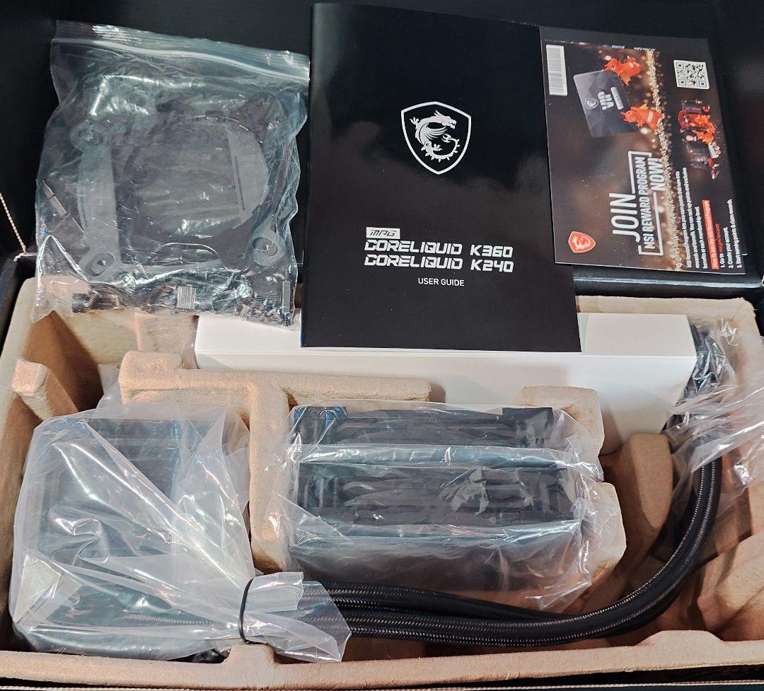 PC用ファン・クーラー MSI MAG CORELIQUID K240 LIQUD COOLING
