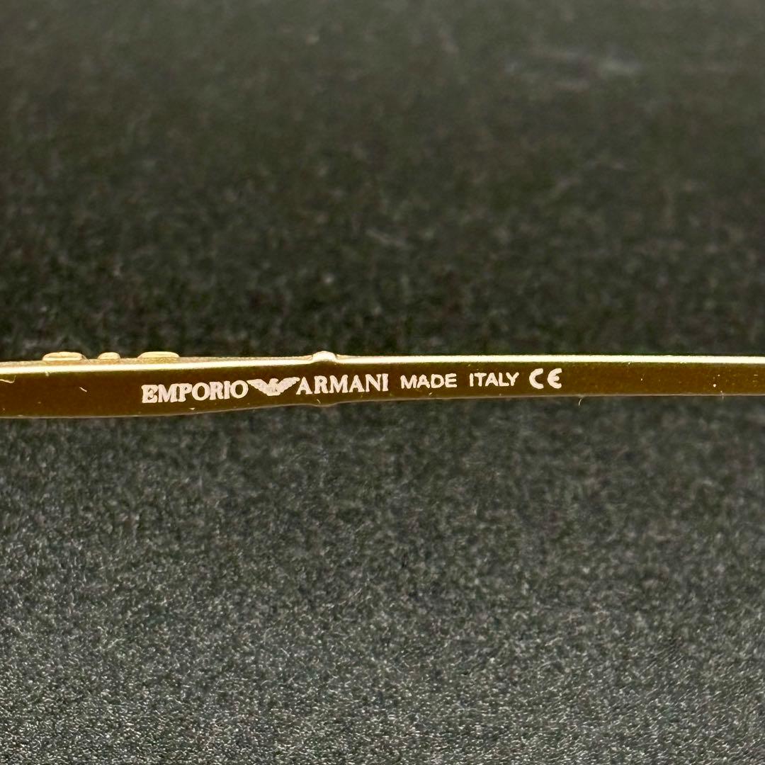 美品✨ EMPORIO ARMANI アルマーニ サングラス ゴールドカラー
