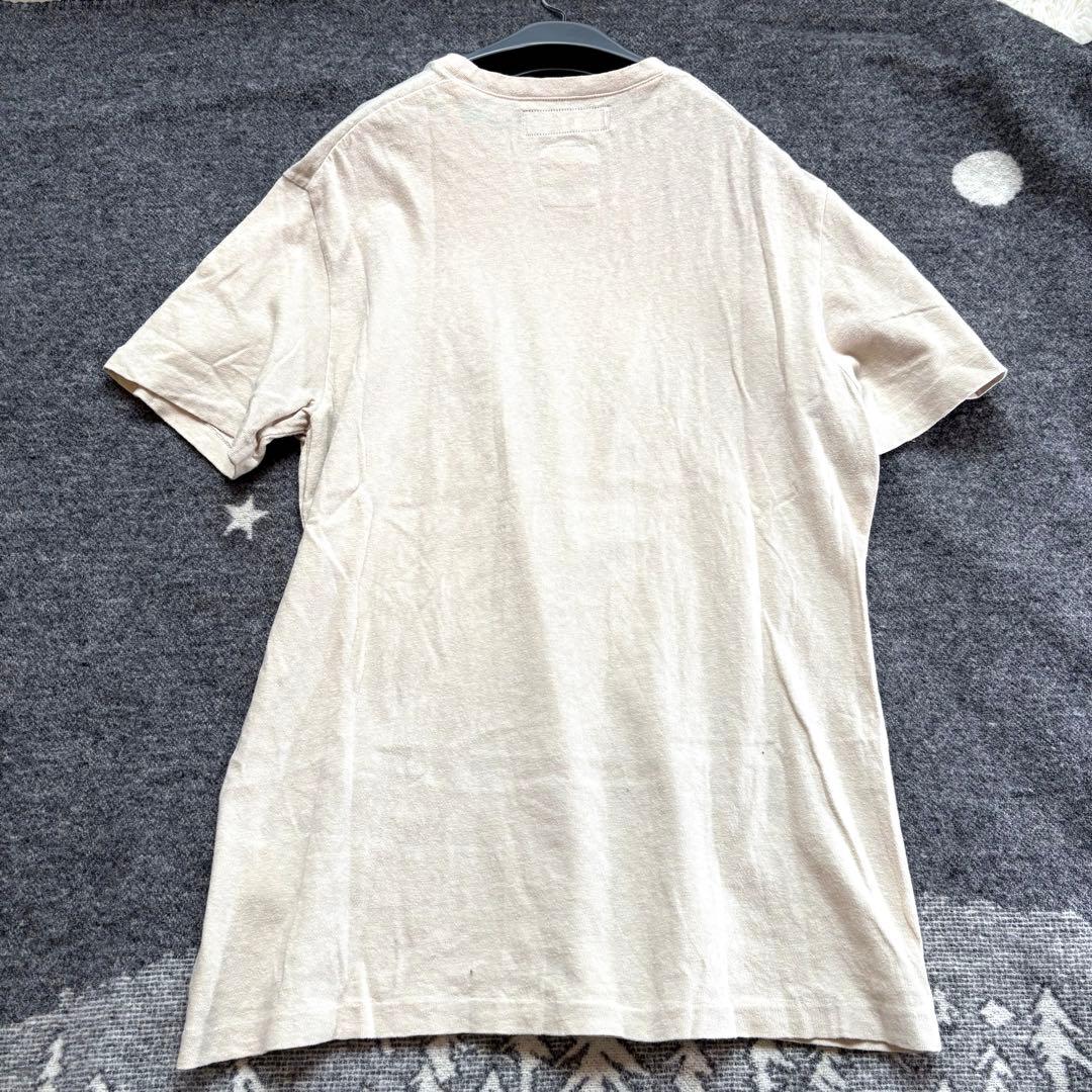 美品希少 マディソンブルー 01 ピルグリム別注 HELLO Tシャツ ベージュ