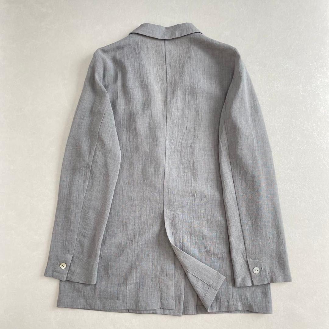 美品 SHENERY シアーダブルジャケット グレー Fサイズ