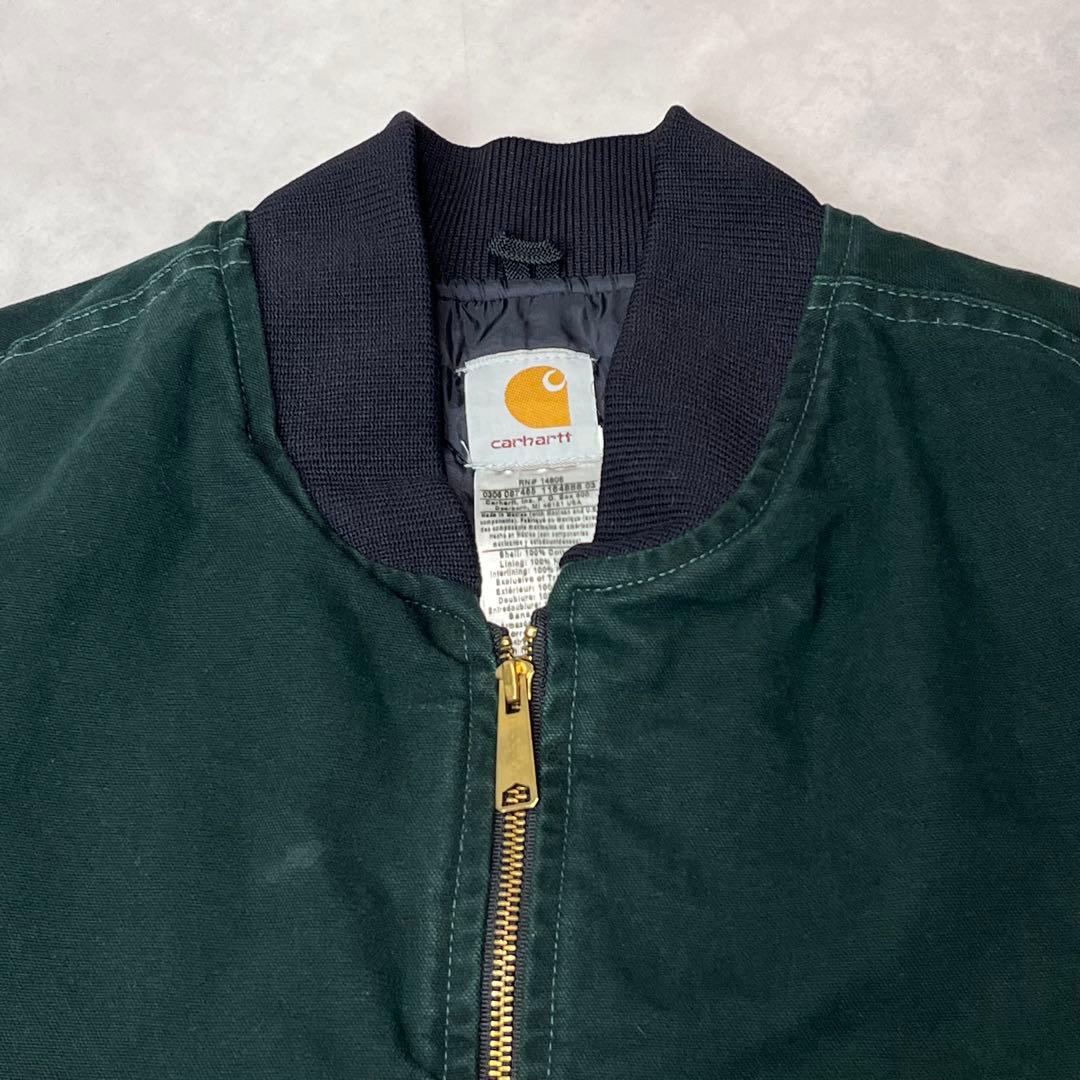 Carhartt V02 ダックベスト SPC グリーン XL-Regular