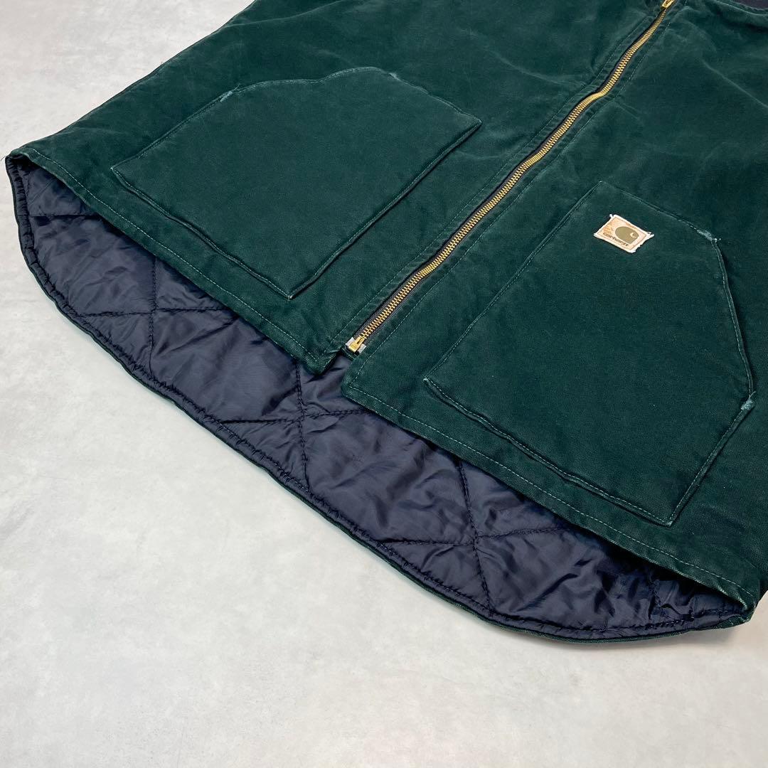 Carhartt V02 ダックベスト SPC グリーン XL-Regular