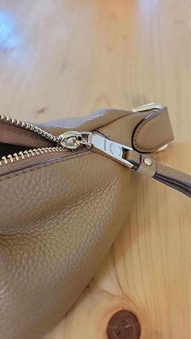 COACH ウエストポーチベージュ ボディバッグ
