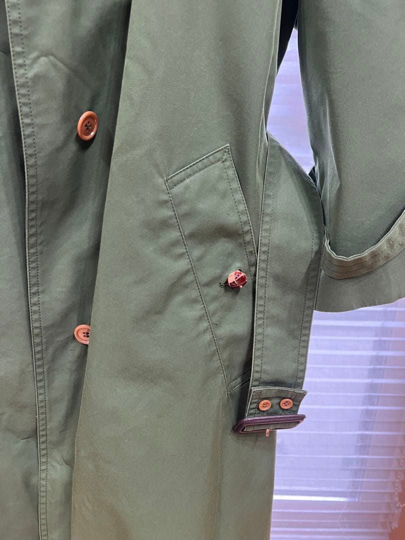 期間限定値下げ　おトクGUCCI グッチ ベルテッドトレンチコート グリーン