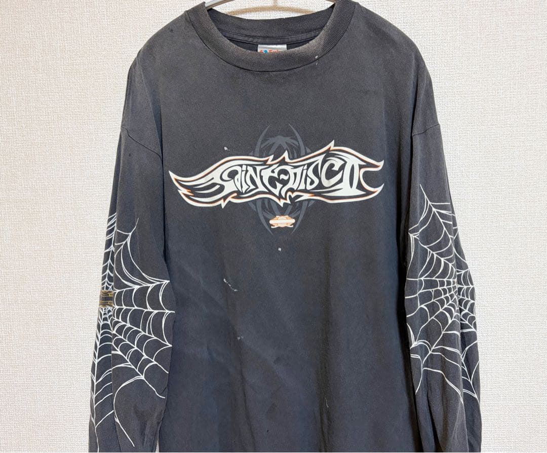 SAINT MICHAEL ML_LS TEE INSANITY ブラック M