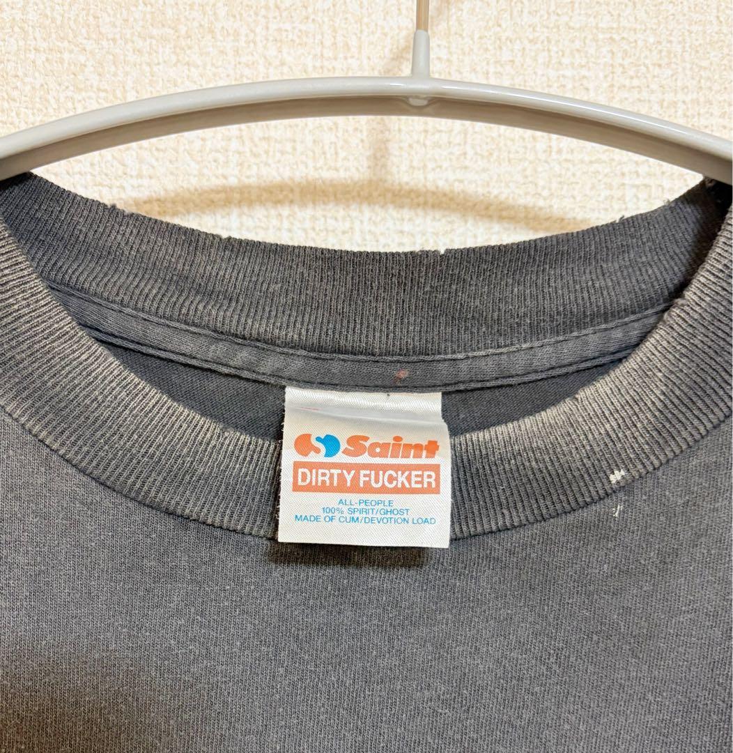 SAINT MICHAEL ML_LS TEE INSANITY ブラック M