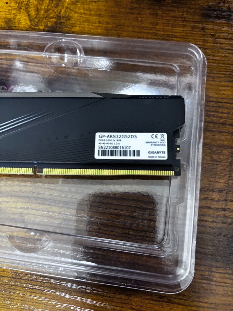 【ジャンク】DDR5 5200 16g