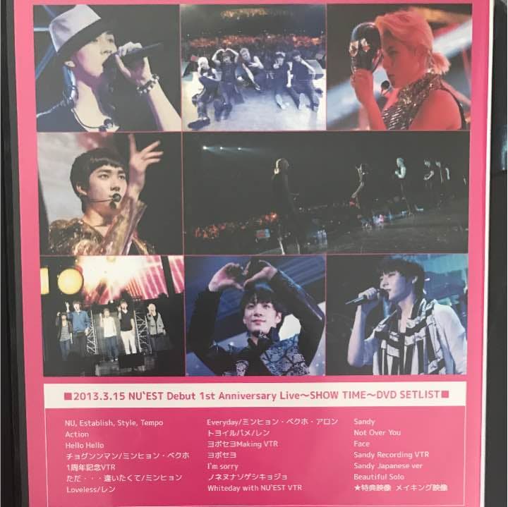 NU'EST/SHOWTIME1&2 DVD★台湾初回限定ヨボセヨ