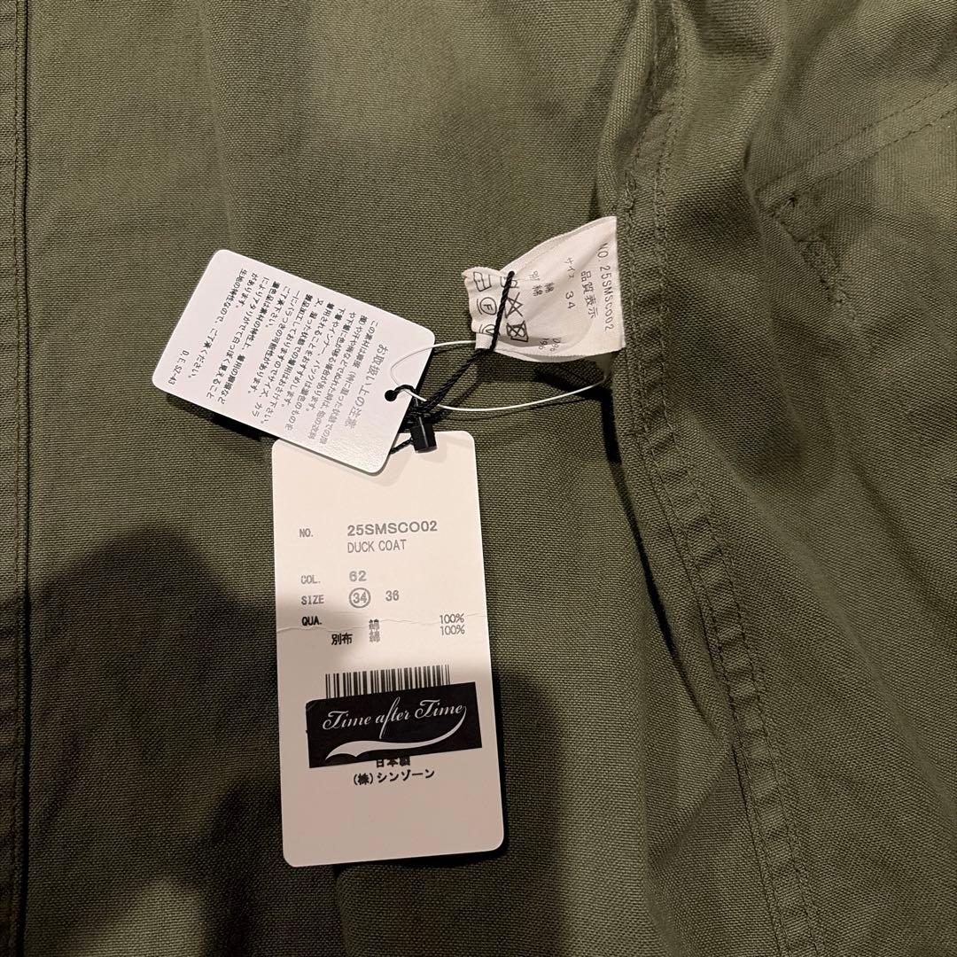 モッズコート最終価格！新品未使用THE SHINZONE DUCK COAT34