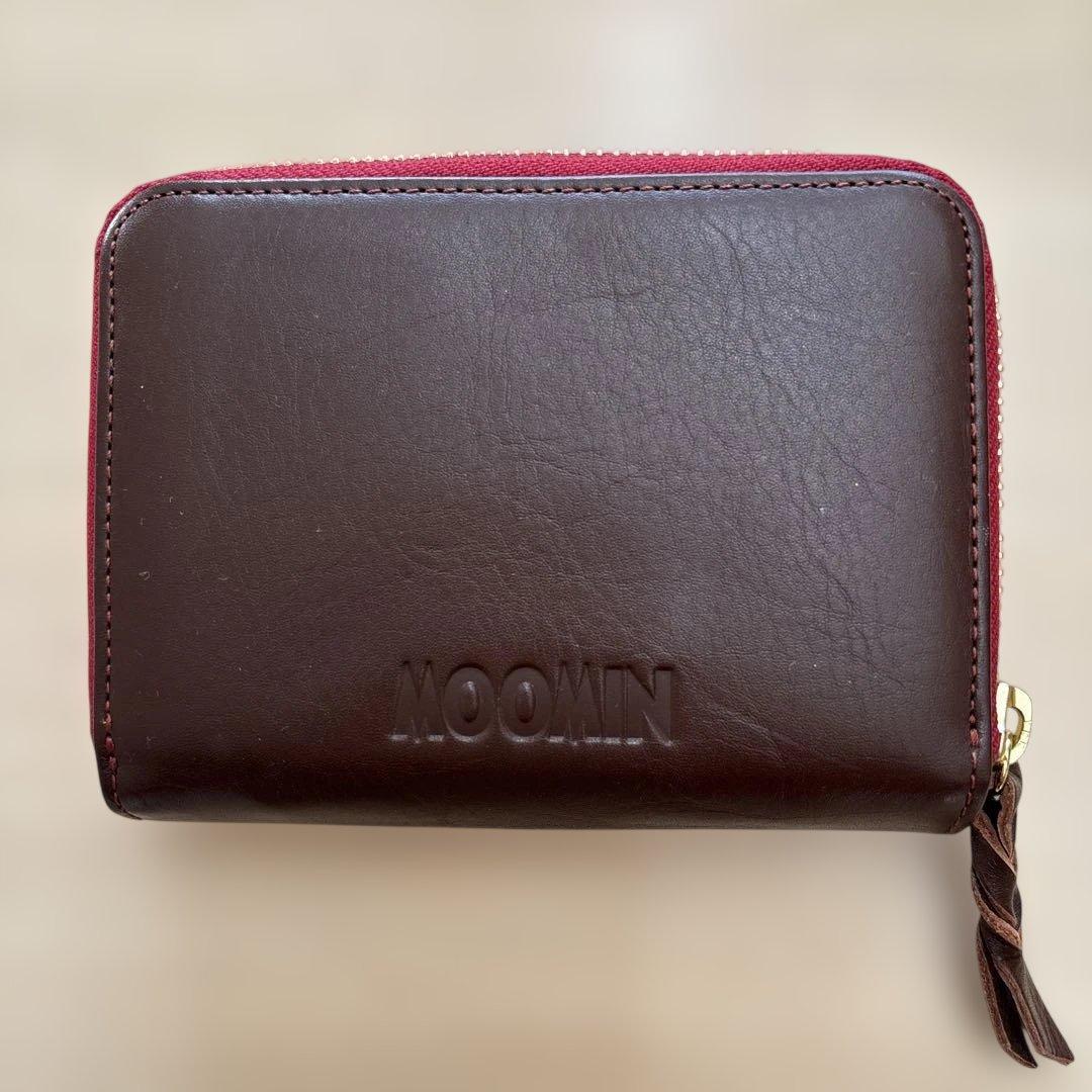 MOOMIN(ムーミン) 北欧ブランド リトルミィ 二つ折り財布 赤 美品