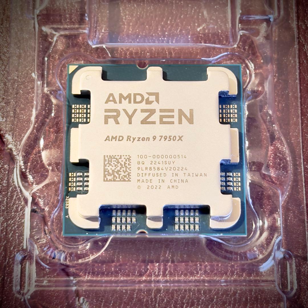 AMD Ryzen9 7950X 動作確認済み