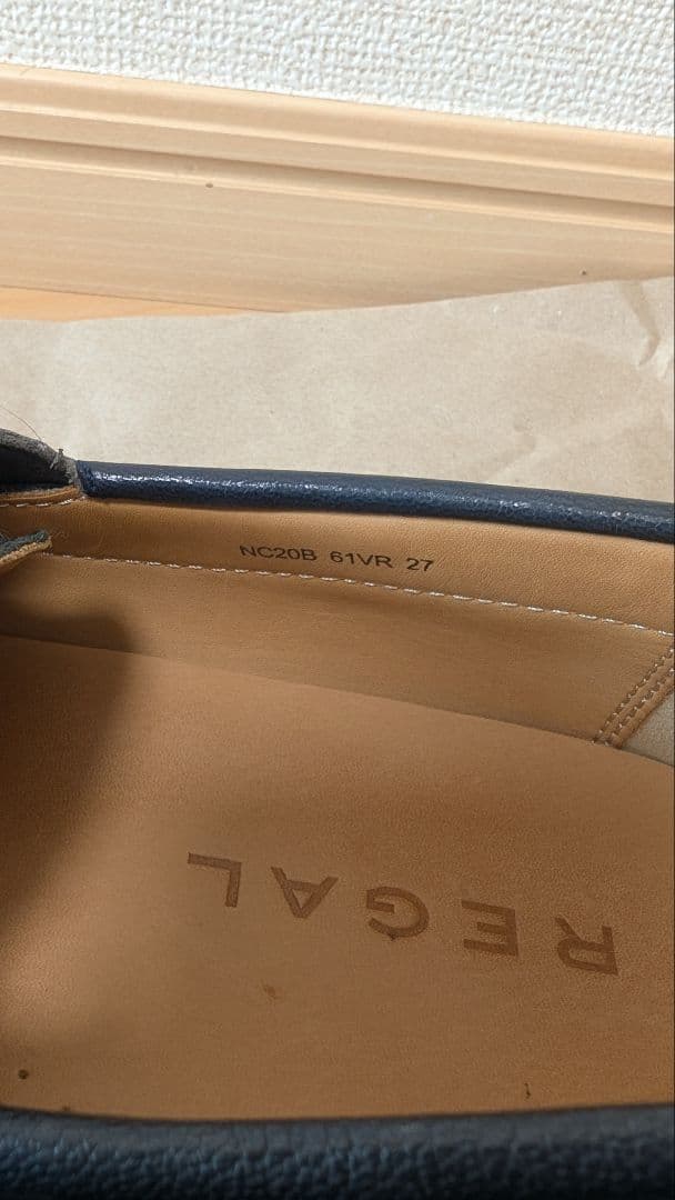 REGAL ブラックデッキシューズ　NC20B 61VR