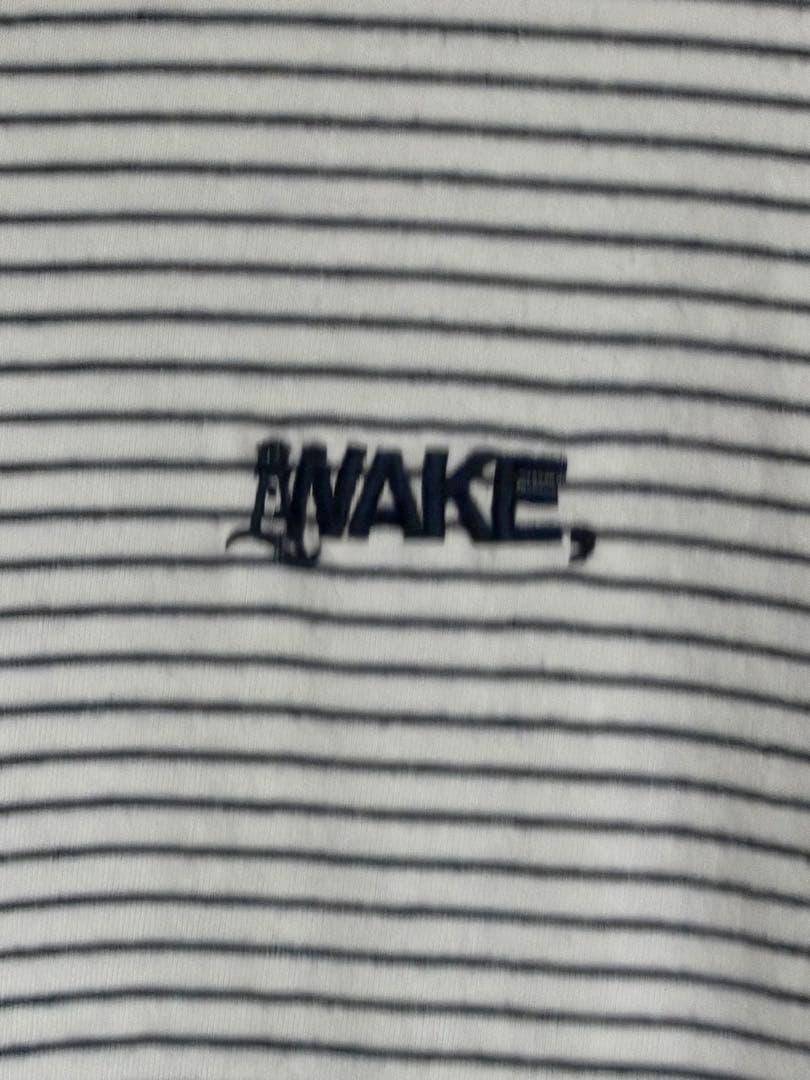 か*様 WAKE × FARAH Striped S/S T-shirt Whi