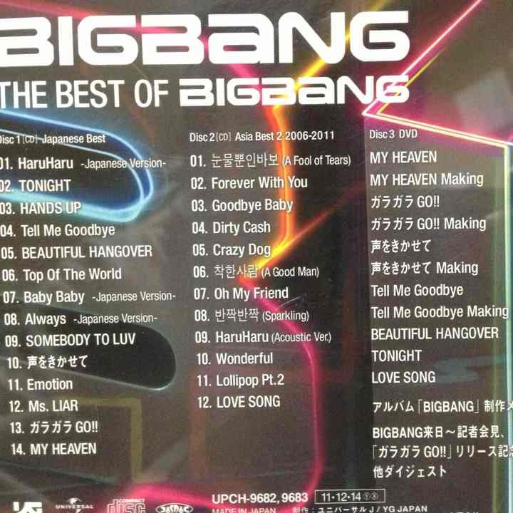 THE BEST OF BIGBANG Tシャツ付き！初回生産盤