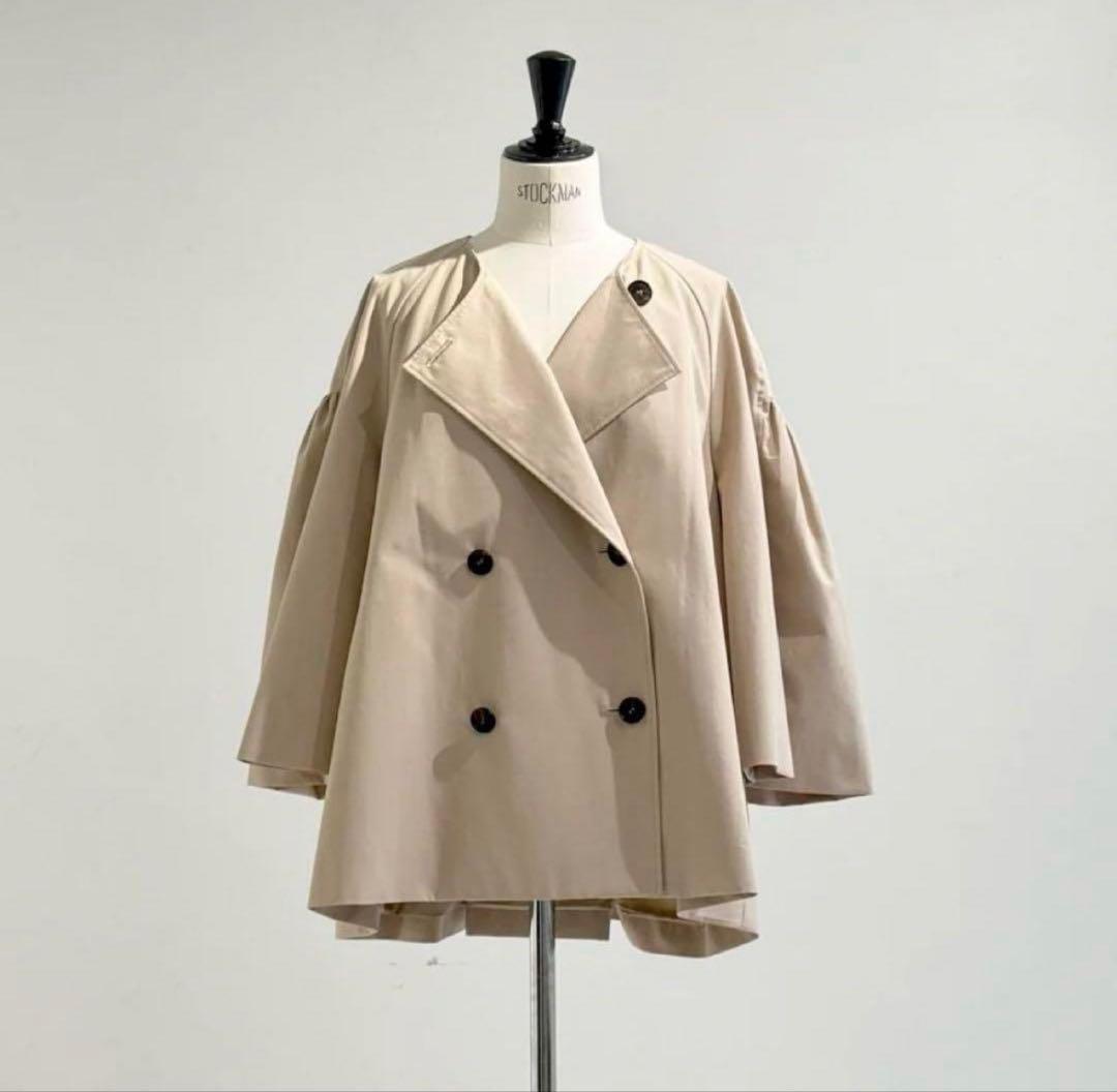未使用◆litenリテン Cubic Trench JK ベージュ 正規品
