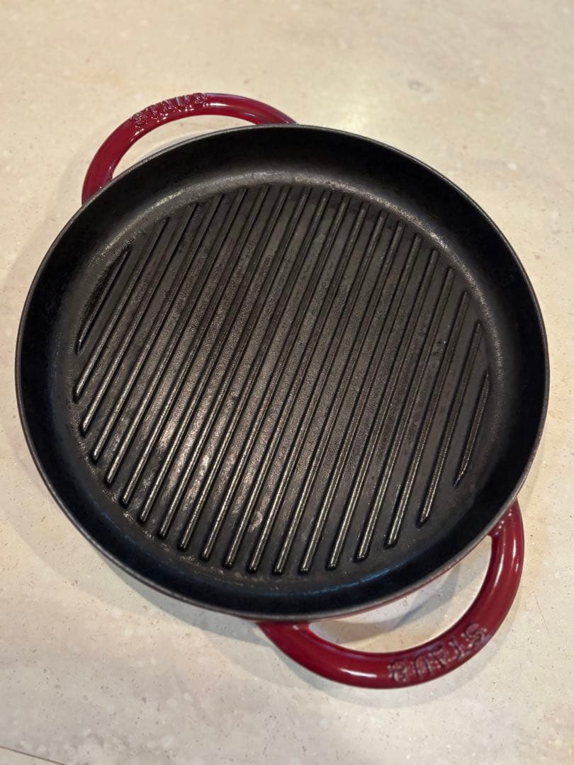 ストウブ ☆ STAUB 26cm グリルパン　ピュアグリル