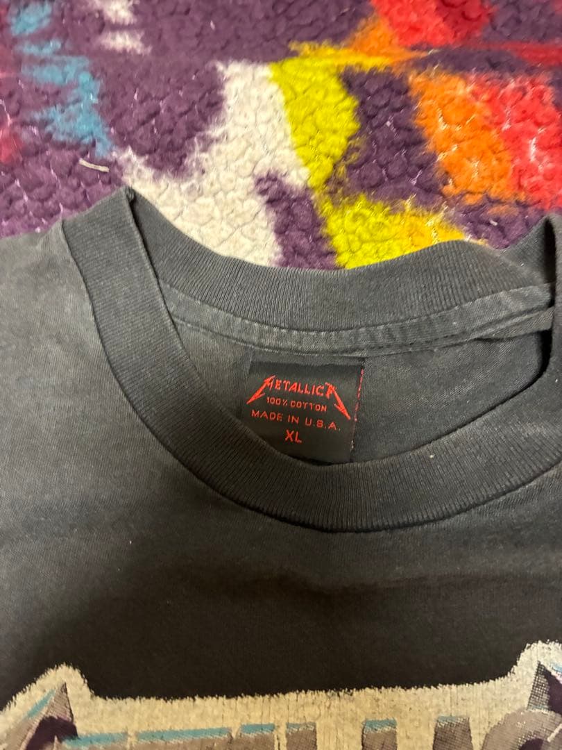 90s LLICA ライド・ザ・ライトニング 両面 Tシャツ XL 古着