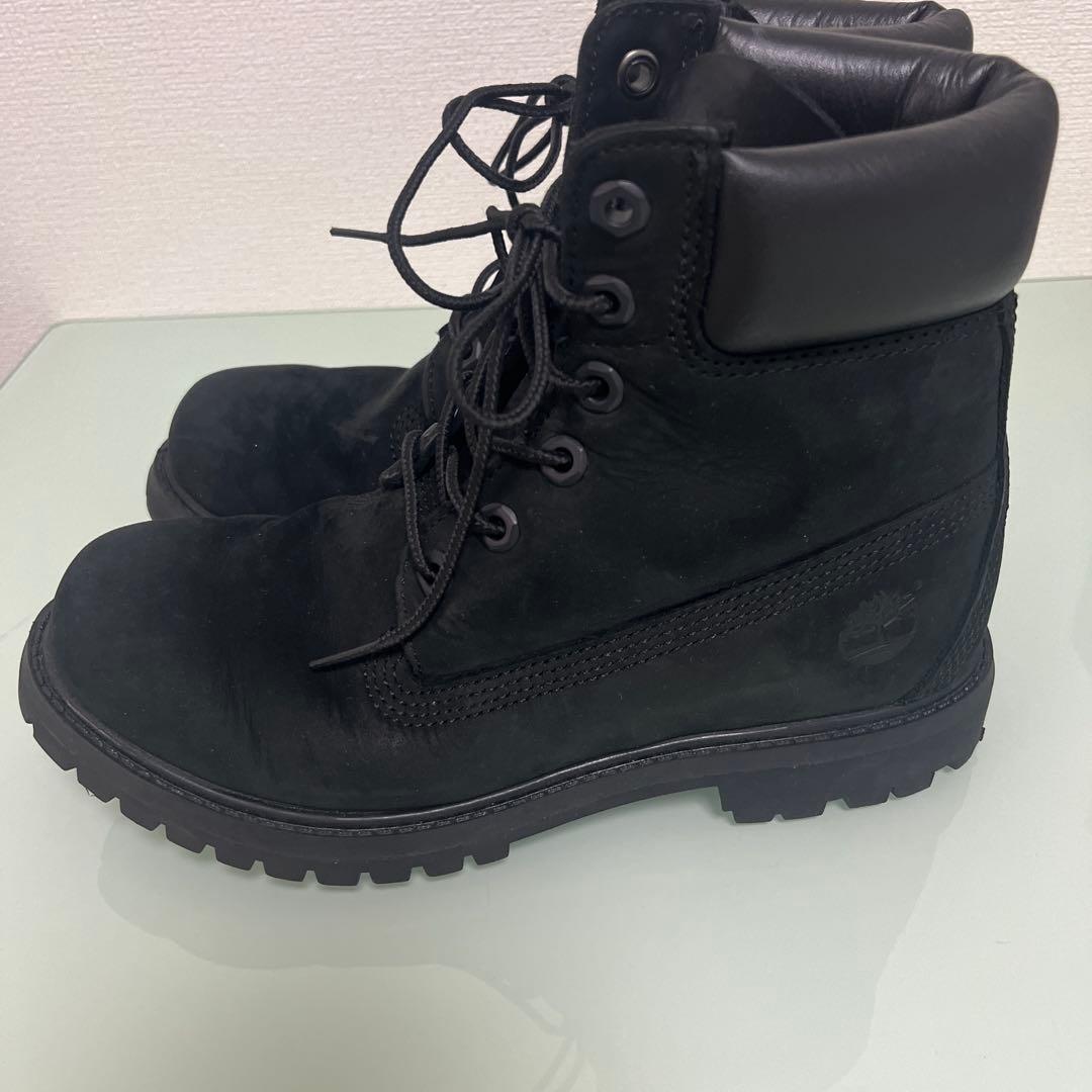 Timberland ブラック ワークブーツ