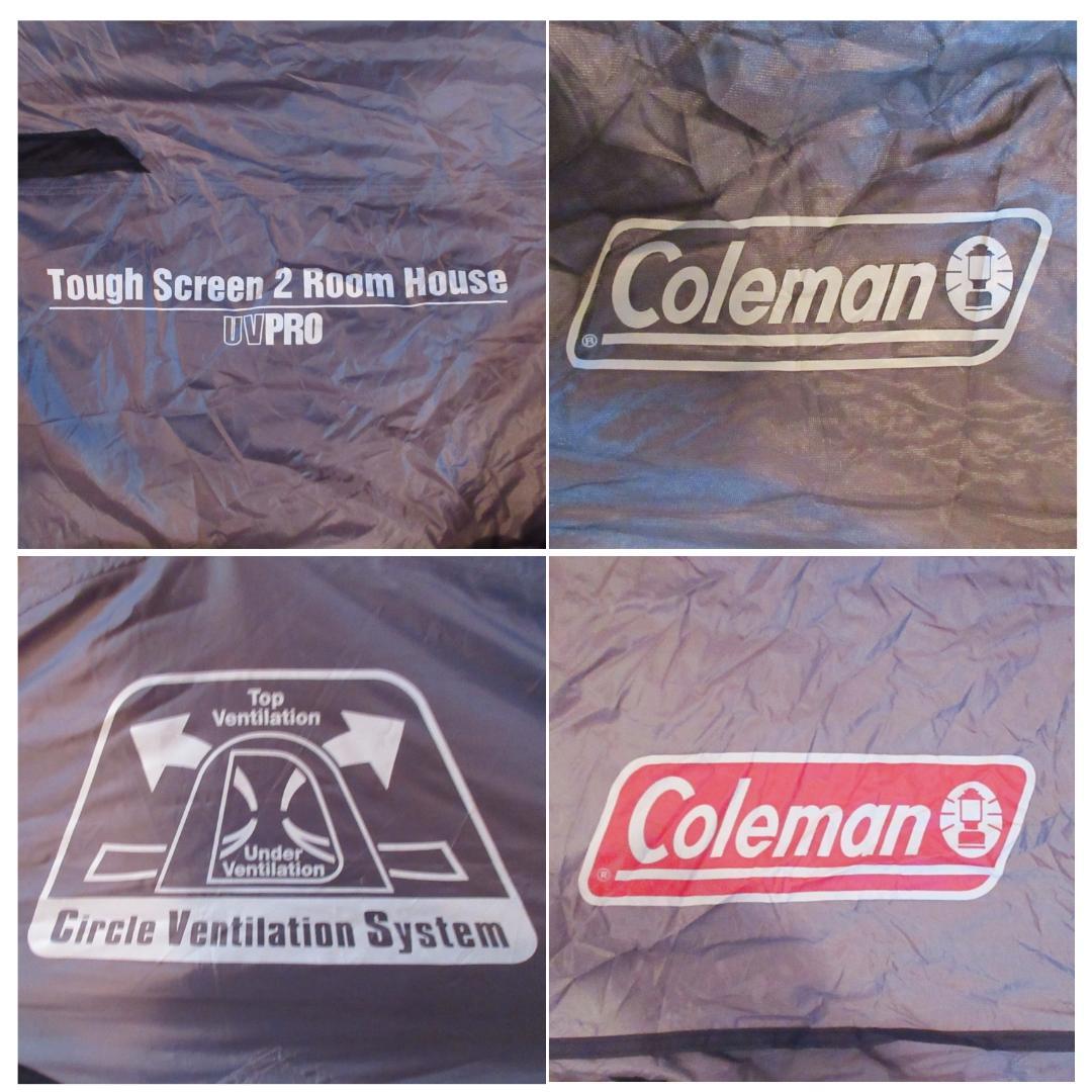 ✨極美品/グランドシート付✨Coleman タフスクリーン2ルームハウス グレー