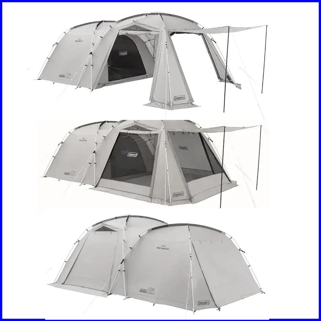 ✨極美品/グランドシート付✨Coleman タフスクリーン2ルームハウス グレー