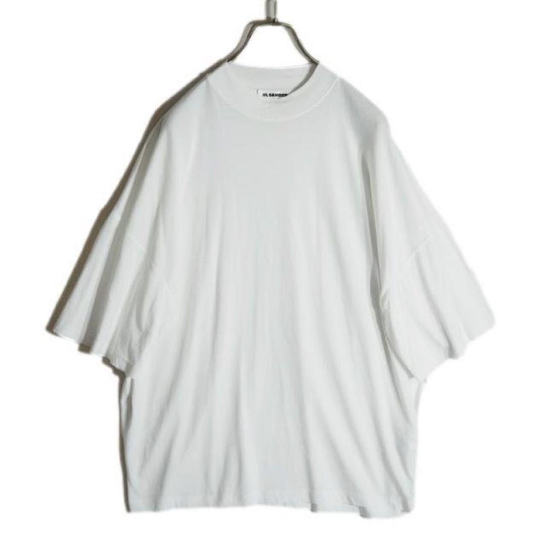 JIL SANDER モックネック Tシャツ オーバーサイズ ジルサンダー　M