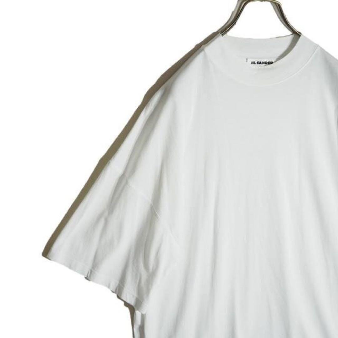 JIL SANDER モックネック Tシャツ オーバーサイズ ジルサンダー　M
