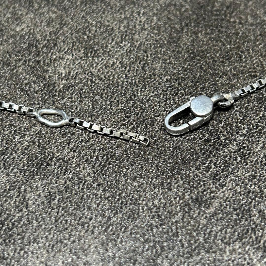 グッチ GUCCI バンブー クロス ベネチアンチェーン ネックレス SV925