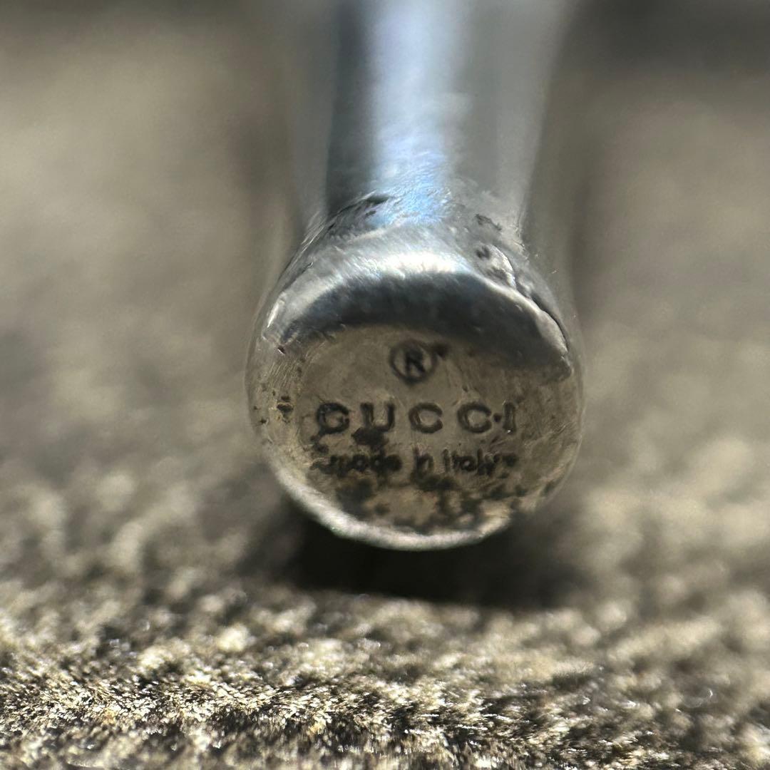 グッチ GUCCI バンブー クロス ベネチアンチェーン ネックレス SV925