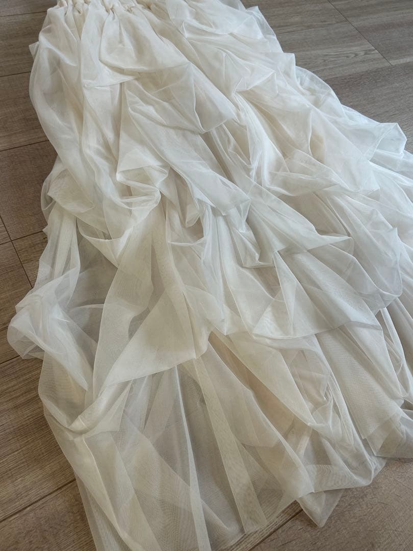 THE TOE Iris Tulle Skirtアイリスチュールスカート 白 S
