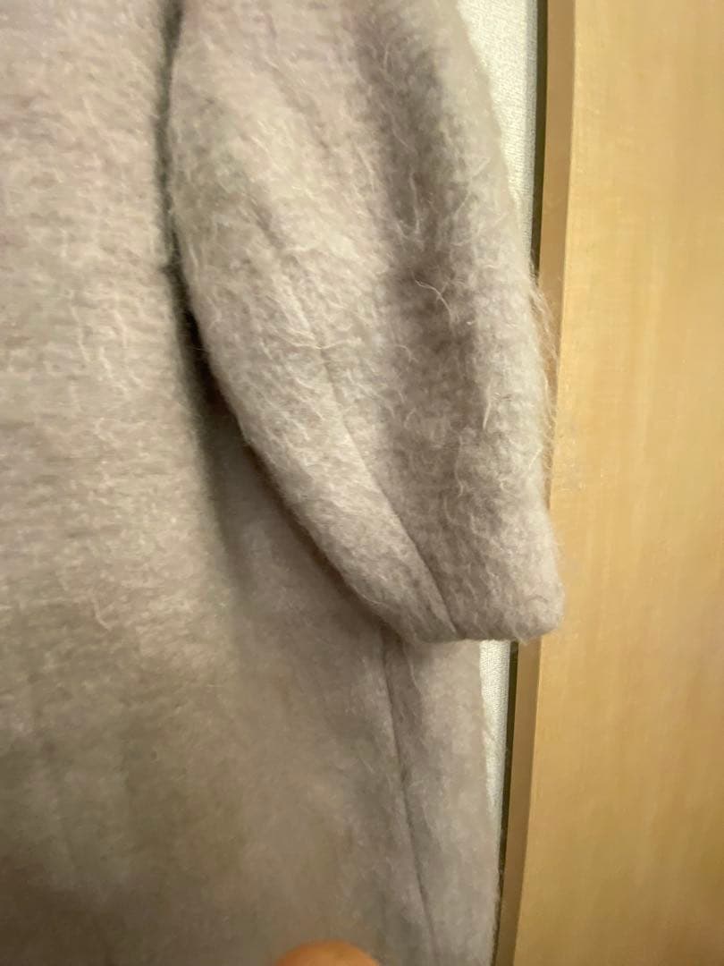 最終値下げDEFORMATION COLLAR SHAGGY COAT