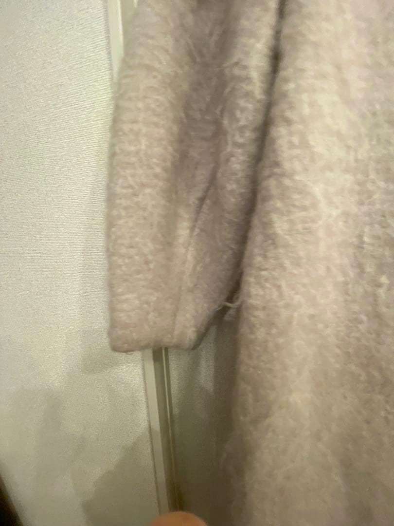 最終値下げDEFORMATION COLLAR SHAGGY COAT