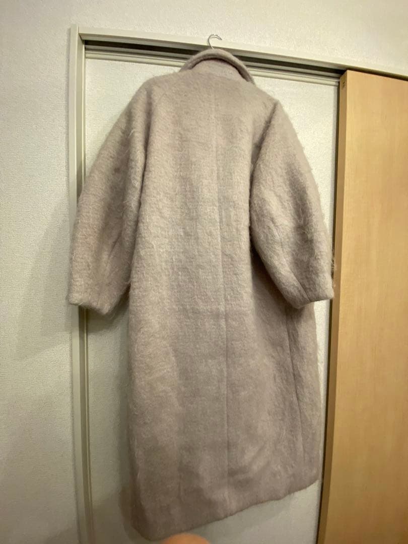 最終値下げDEFORMATION COLLAR SHAGGY COAT