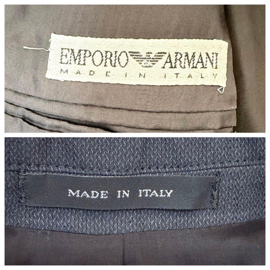 EMPORIO ARMANI スーツ セットアップ イタリア製 コットン