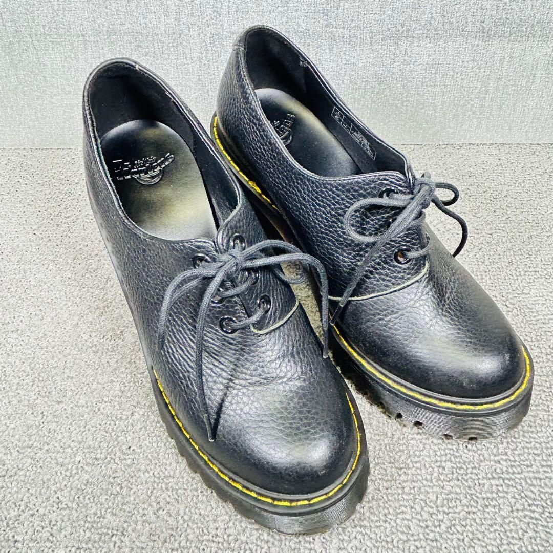 Dr.Martens SALOME スムースレザー レースアップ ヒールUK5