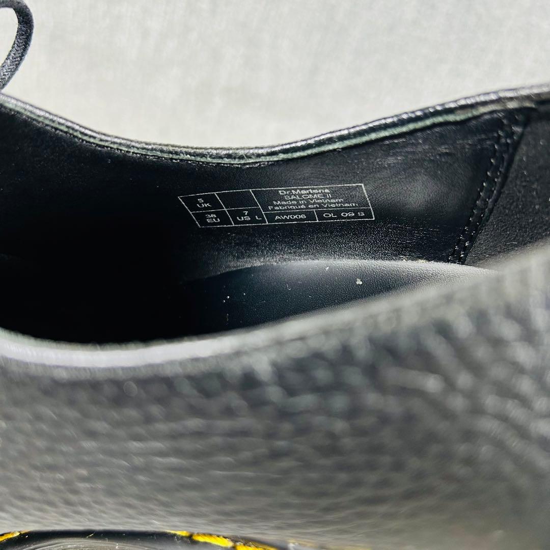 Dr.Martens SALOME スムースレザー レースアップ ヒールUK5