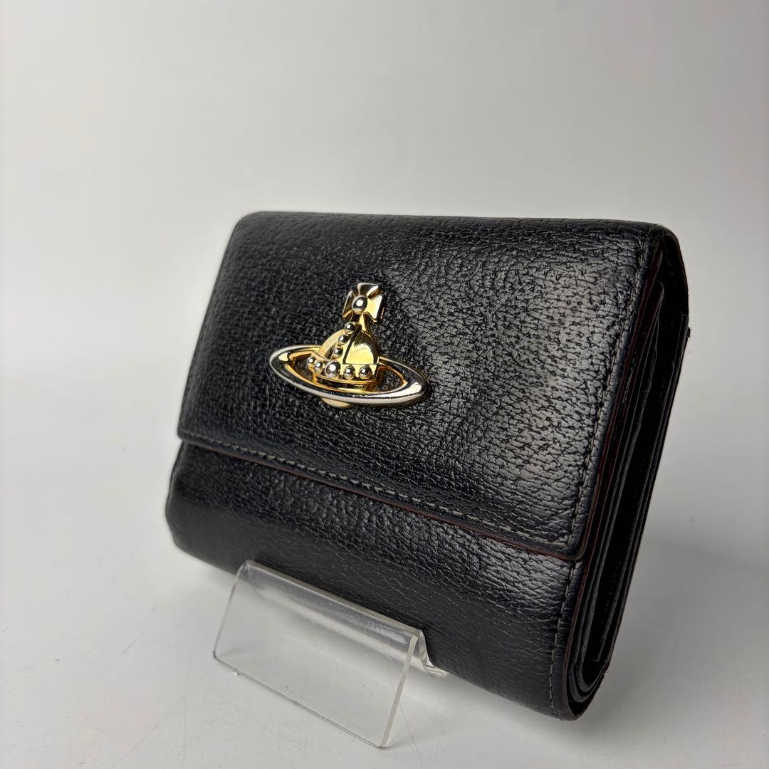 VivienneWestwood 三つ折り財布 オーブ ブラック エグゼクティブ