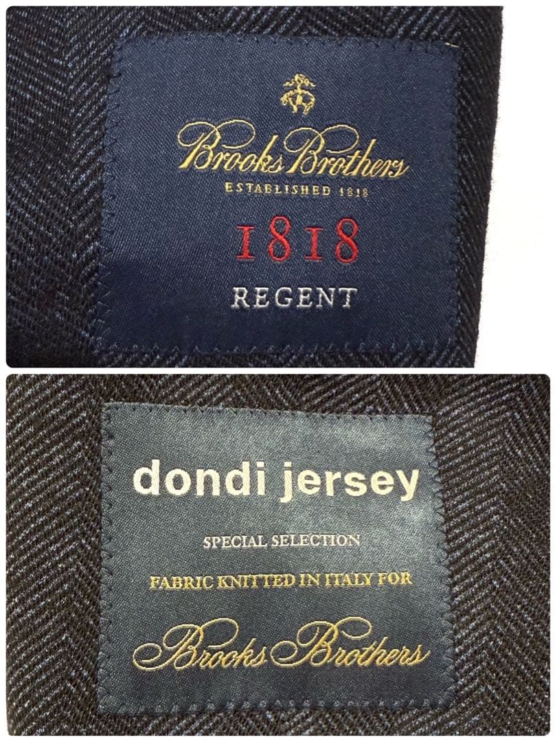 【未使用タグ付】 ブルックスブラザーズ 1818 REGENT テーラードJKT