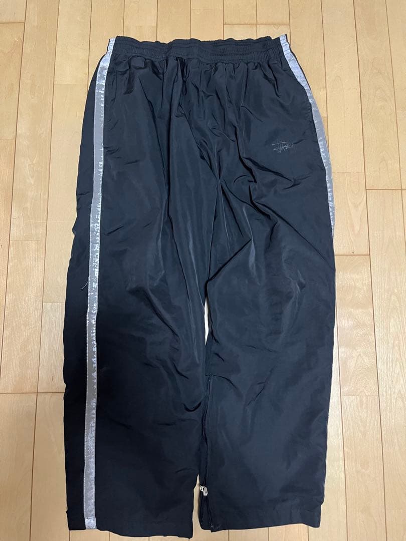 old Stussy ブラック　ナイロンパンツ M