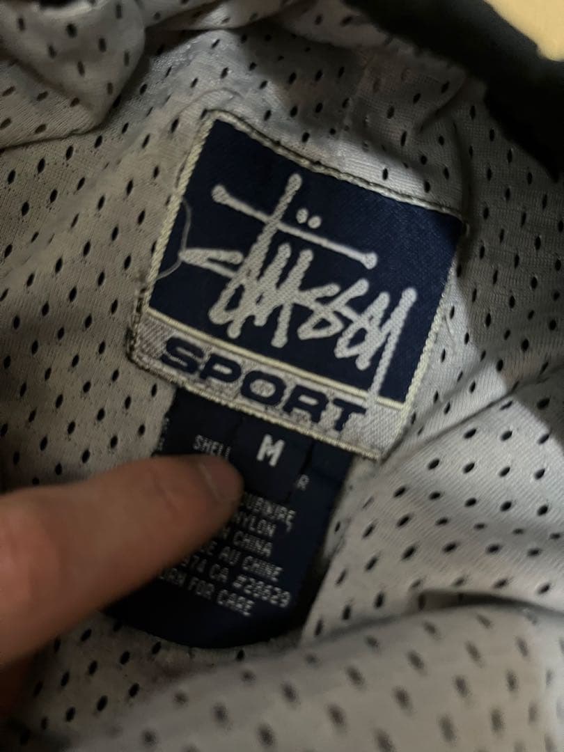 old Stussy ブラック　ナイロンパンツ M