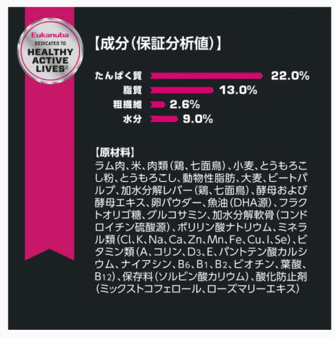 全犬種用　15kg ※新品未開封　ユーカヌバ　一歳以上