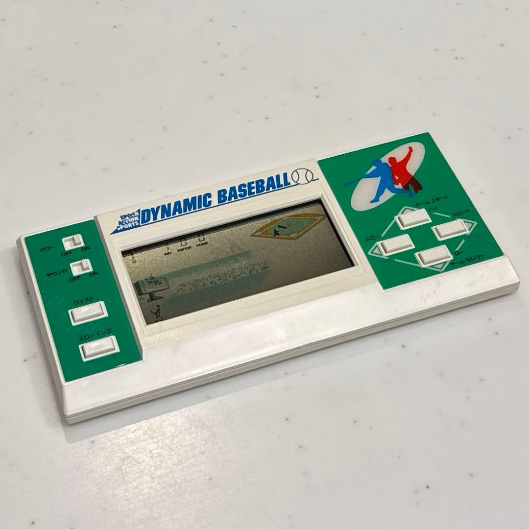 【美品】エポック社　ダイナミックベースボール　ゲームウォッチ(取説付・電池付属)