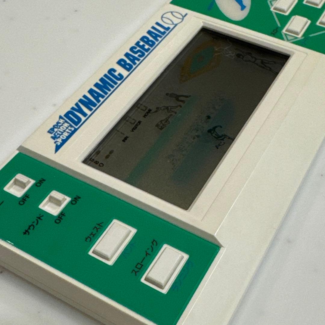 【美品】エポック社　ダイナミックベースボール　ゲームウォッチ(取説付・電池付属)