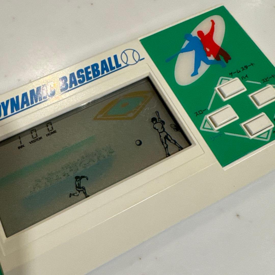 【美品】エポック社　ダイナミックベースボール　ゲームウォッチ(取説付・電池付属)