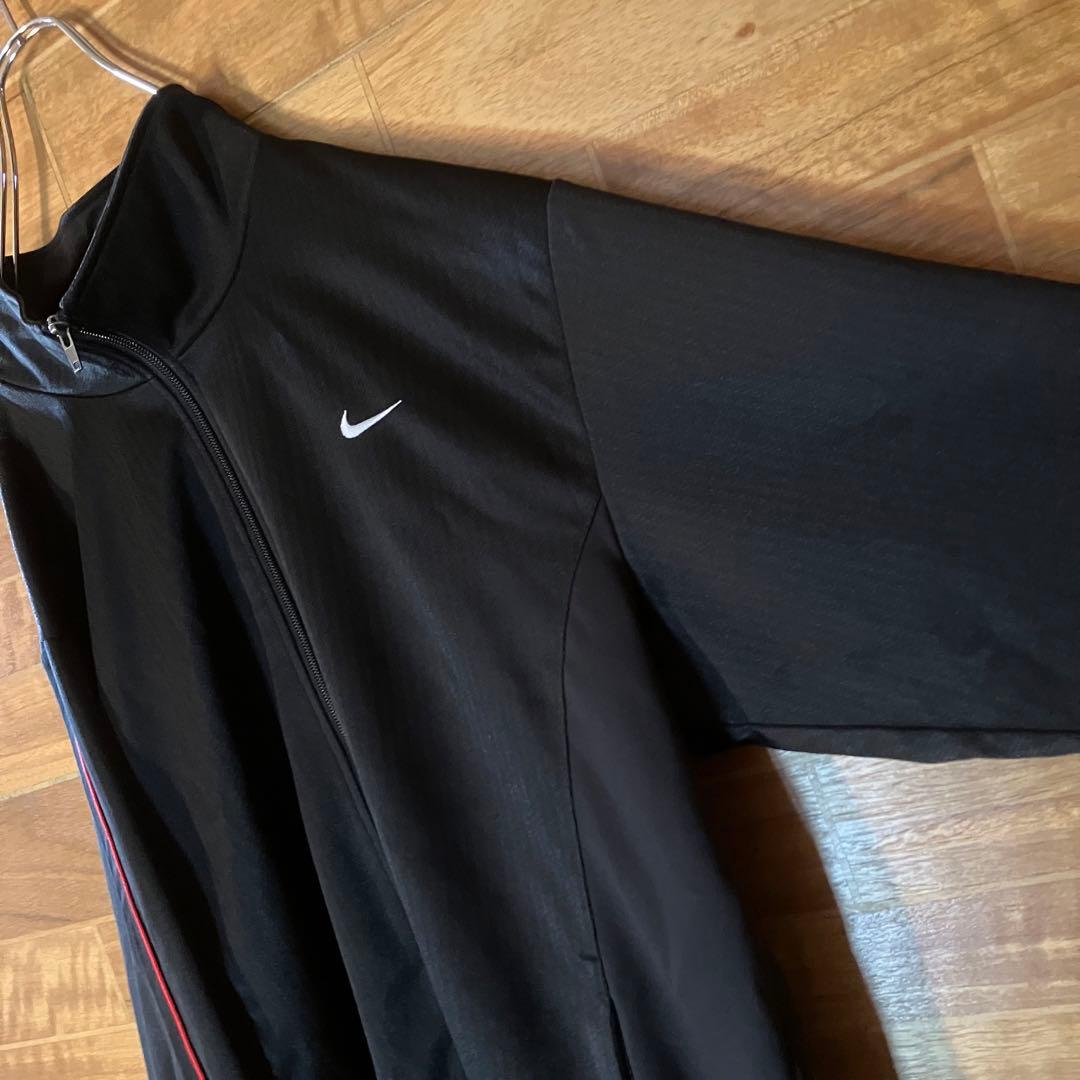 NIKE セットアップ　ジャージ　トラックジャケット　黒　赤　刺繍　XL