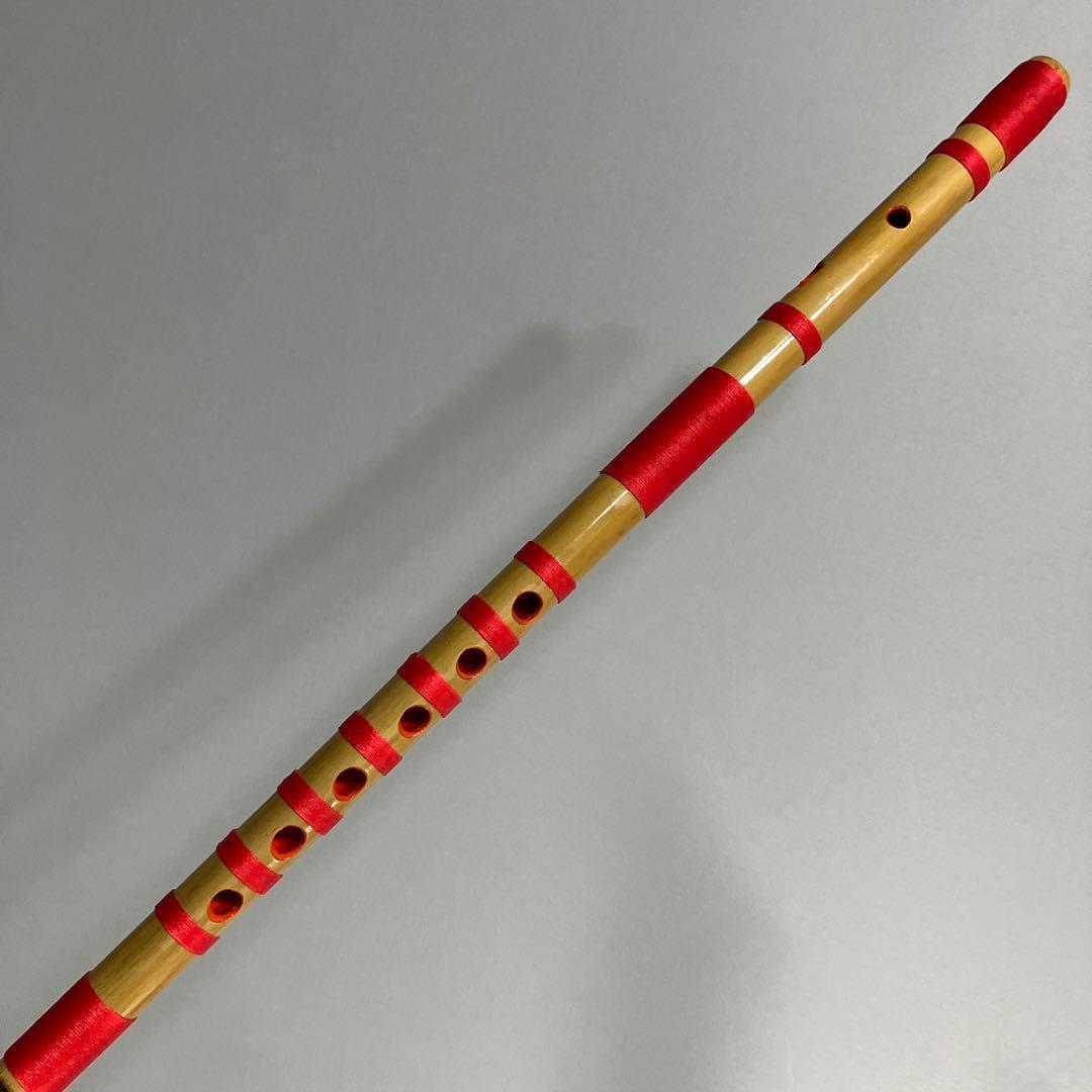 【入門】神楽笛リコーダー式（古典調篠笛、囃子笛）CMRX-110 総巻　咥え笛